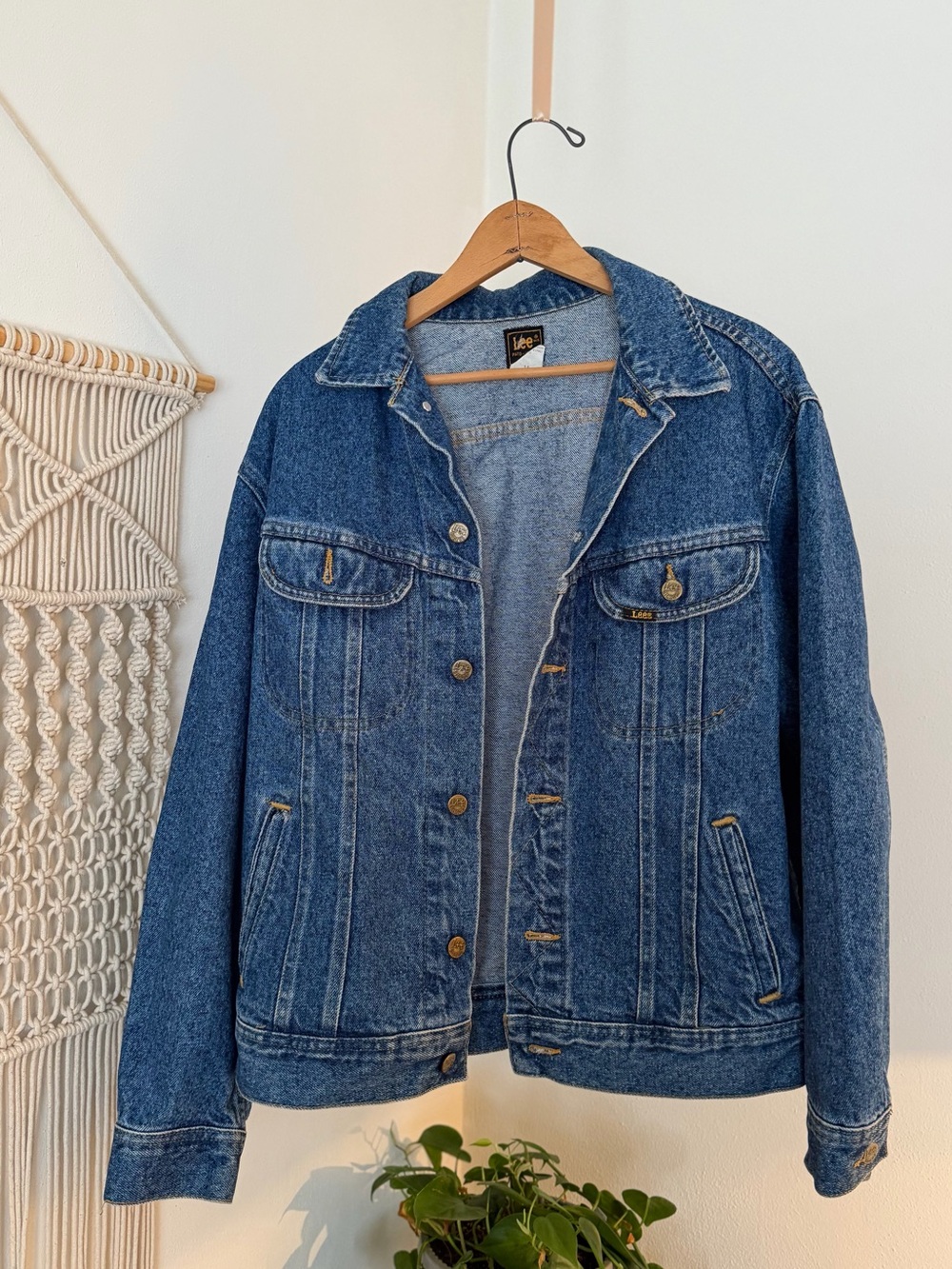 Vintage Lee Denim Jacket - Size M - Made in the USA